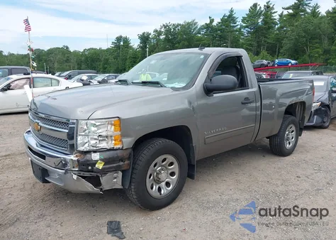 2013 Chevrolet Silverado 1500 Lt из США, поврежденный, VIN 1GCNCSEA8DZ352108